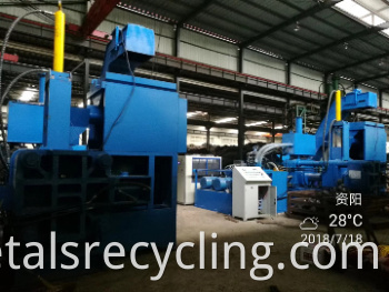 Y83W-630 Steel Scissel Chip Horizontal Briquette Machine for Recycling